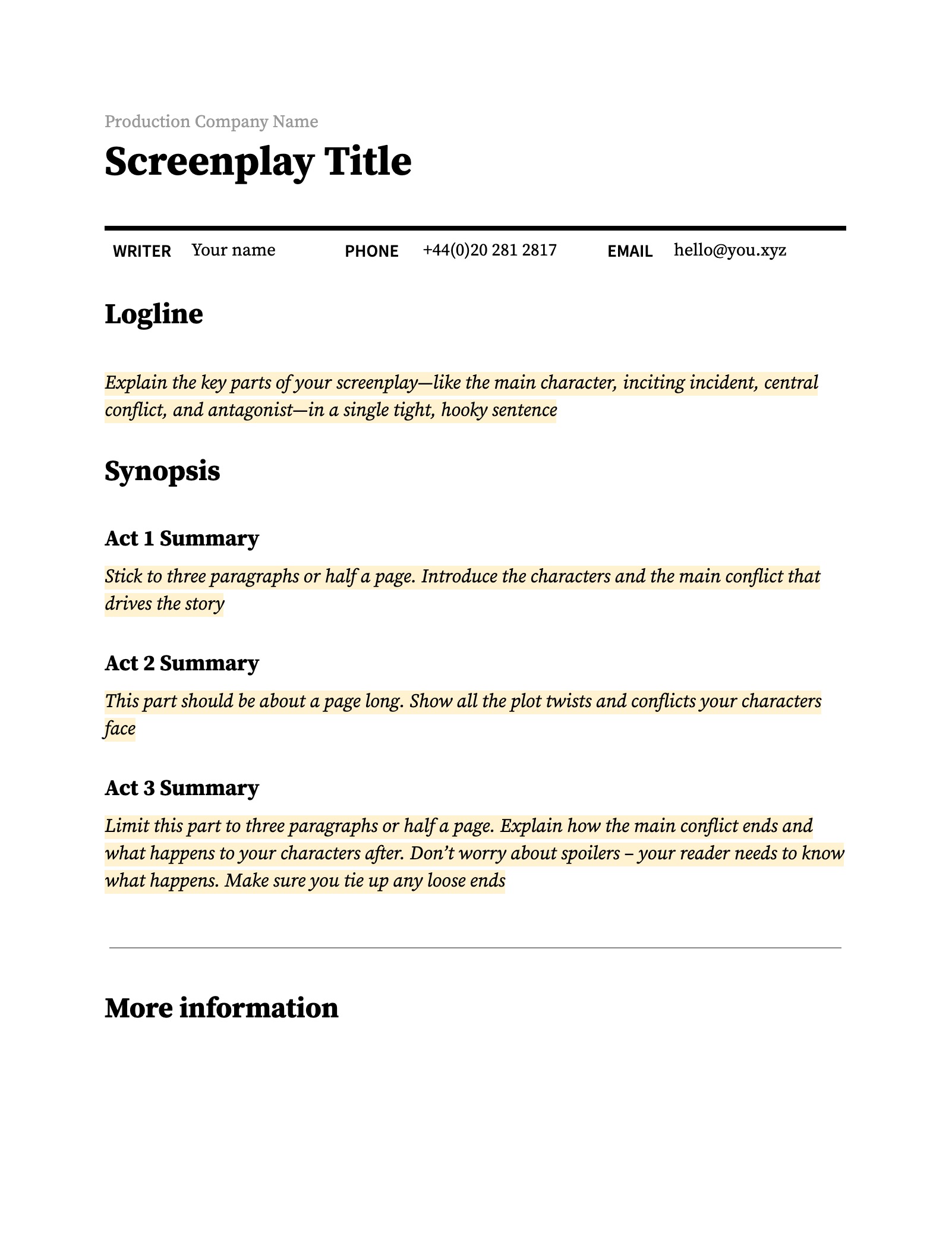 How to Write an Amazing Film Synopsis (Step-by-step Guide)  Boords